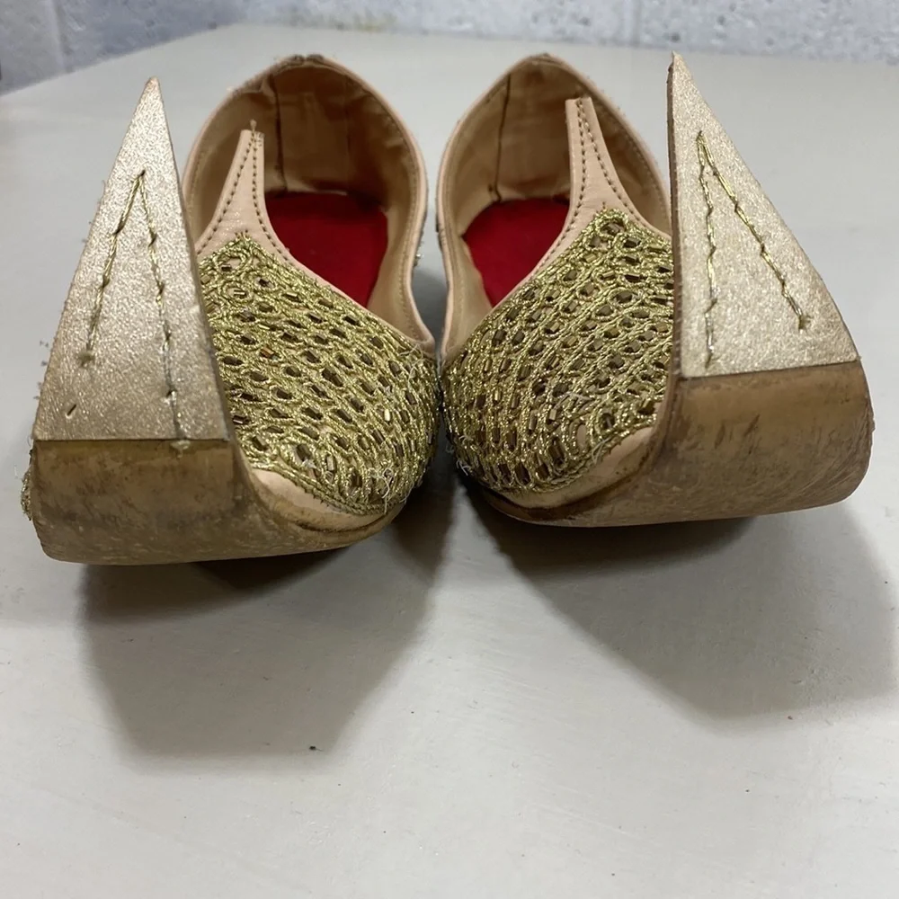 Curled toe / Aladdin style mojri jutti shoes - Picture 6 of 16